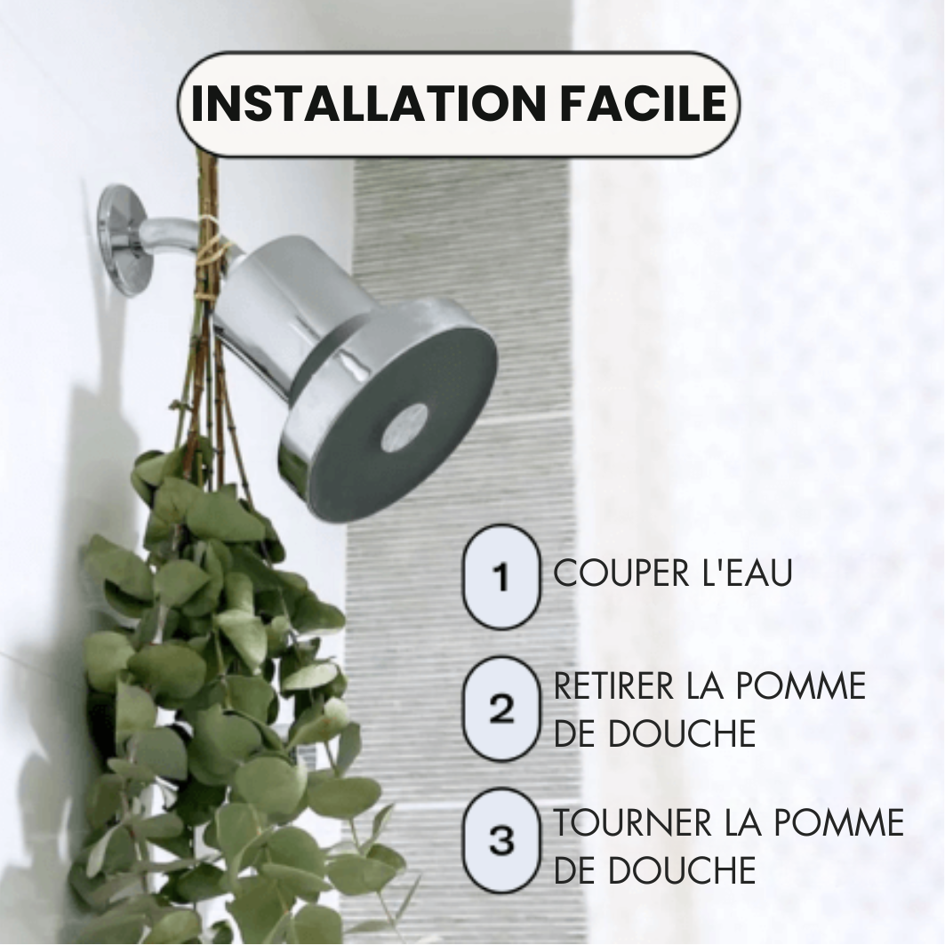 Lüva - La douche filtrante (1 Filtre Offert)