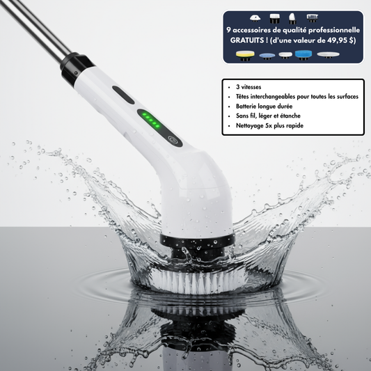 SpinForge – Brosse de Nettoyage Électrique