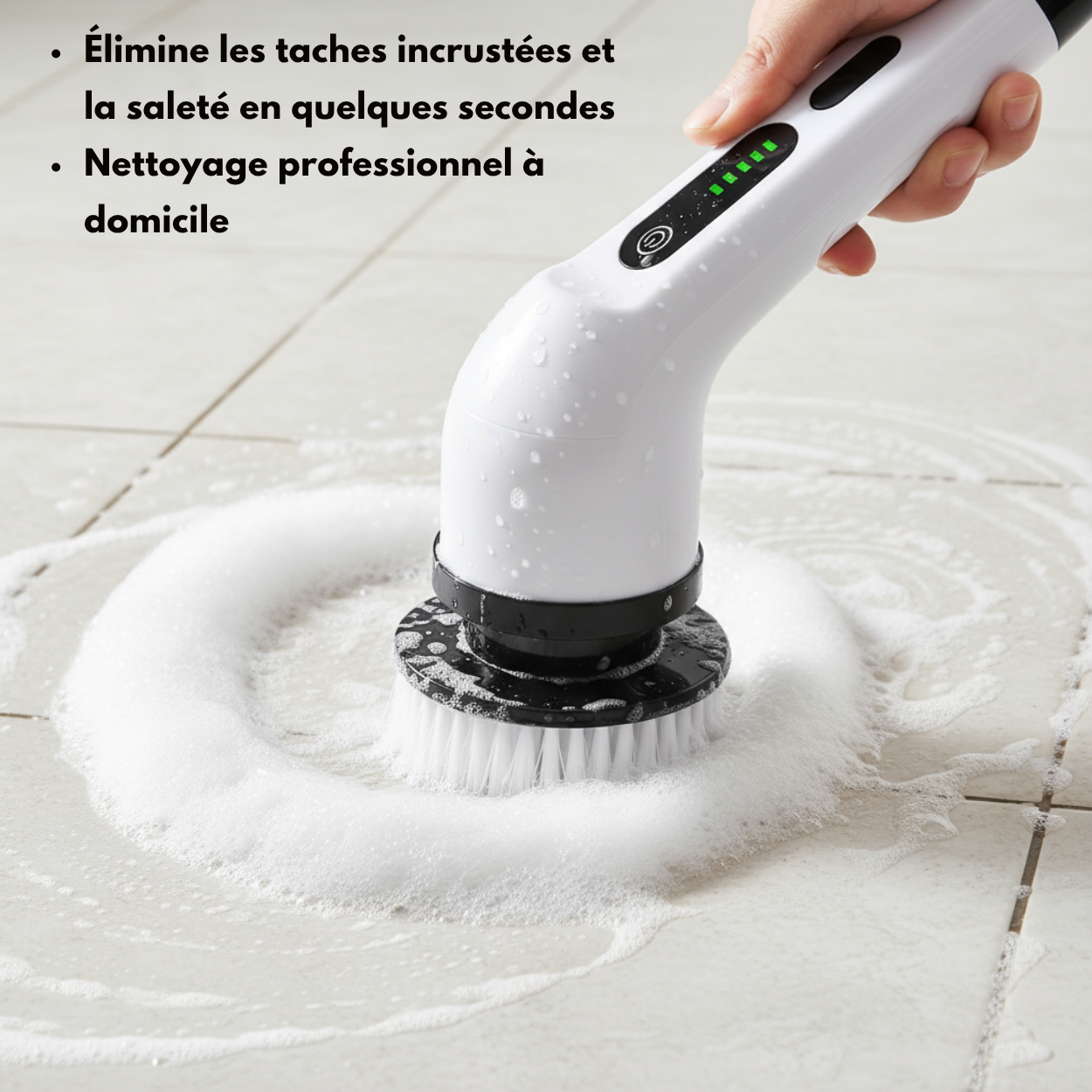 SpinForge – Brosse de Nettoyage Électrique