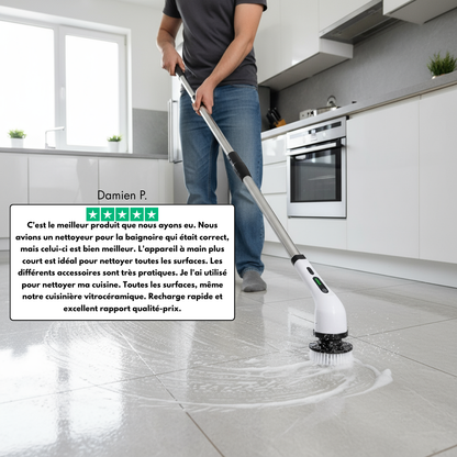 SpinForge – Brosse de Nettoyage Électrique