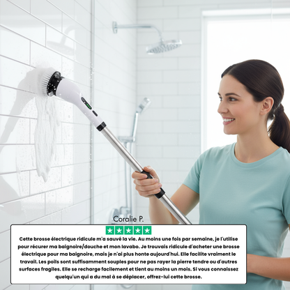 SpinForge – Brosse de Nettoyage Électrique